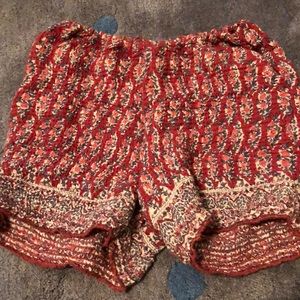 Free People smocked rose print size XS